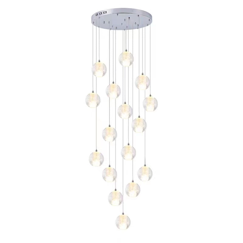 Staircase-Bubble-Crystal-Chandelier-