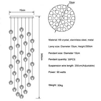 Thumbnail for Contemporary twist on staircase illumination