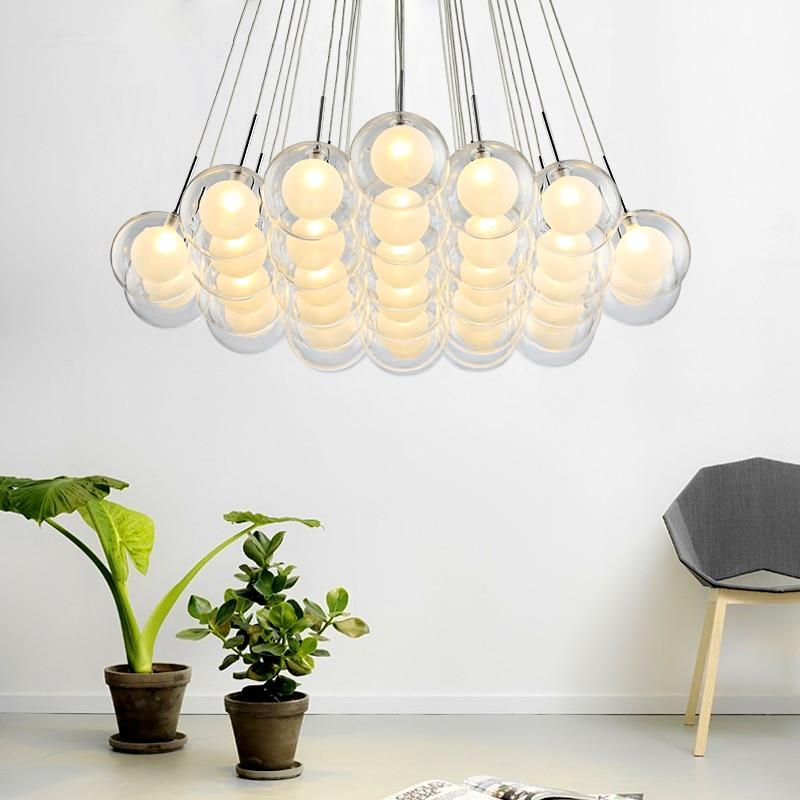contemporary bubble chandelier