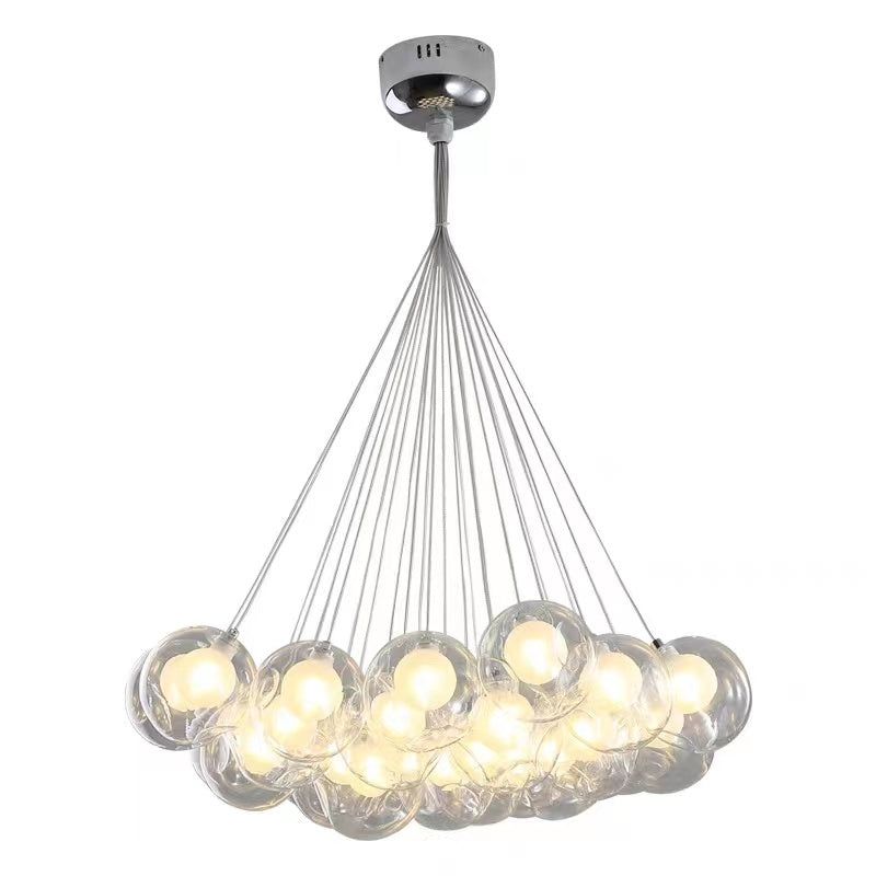 Transparent-Bubble-Ball-Chandelier