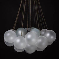 Thumbnail for clear glass bubble chandelier