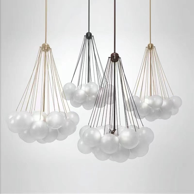 contemporary bubble chandelier