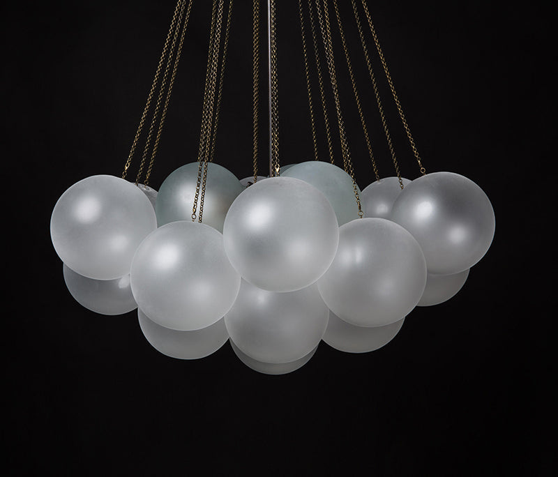 bubble chandeliers