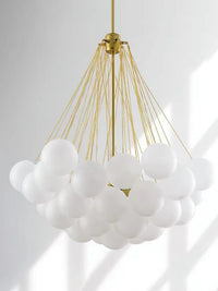 Thumbnail for glass bubble light fixture