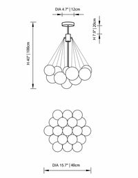 Thumbnail for bubble light fixture