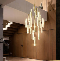 Thumbnail for Light Luxury Modern Crystal Staircase Chandelier