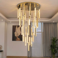 Thumbnail for Light Luxury Modern Crystal Staircase Chandelier