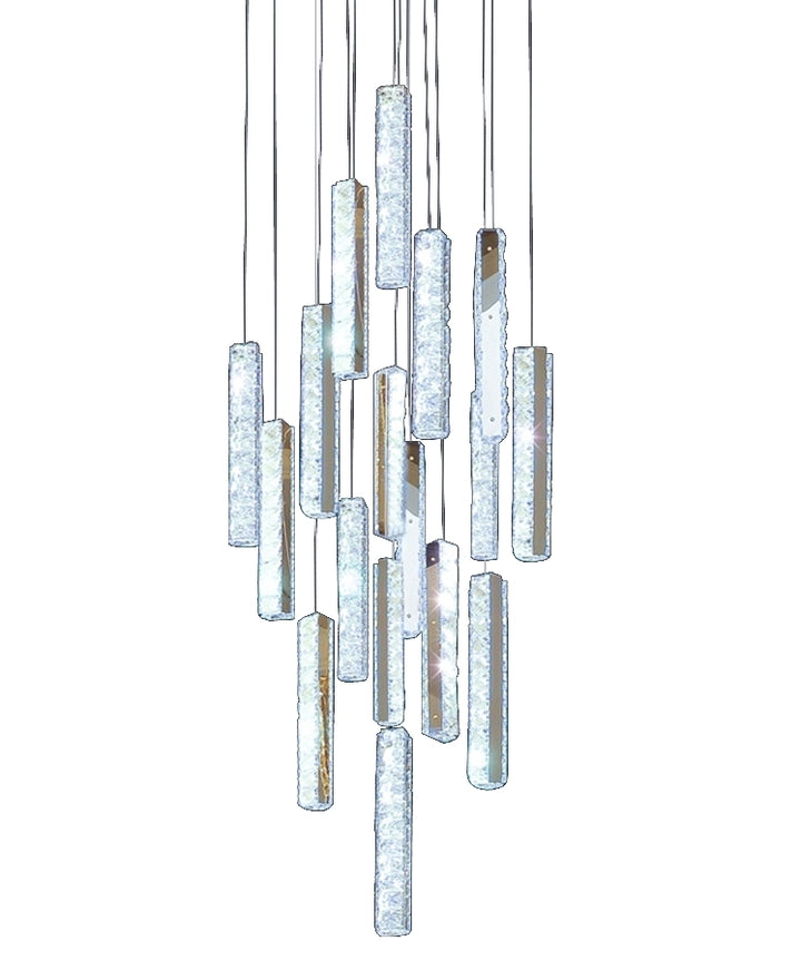 Light Luxury Modern Crystal Staircase Chandelier