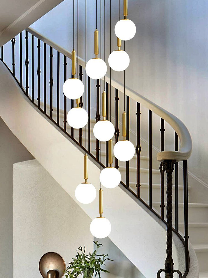Luxury Bubble Ball Staircase Chandelier
