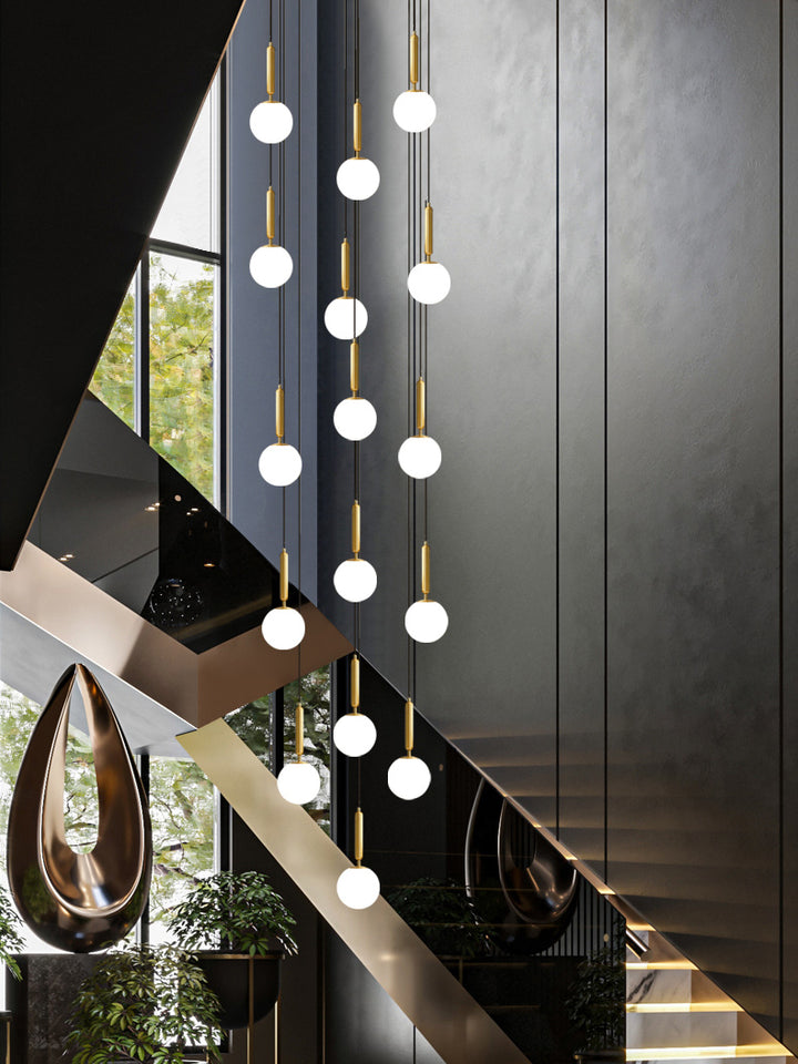 Luxury Bubble Ball Staircase Chandelier