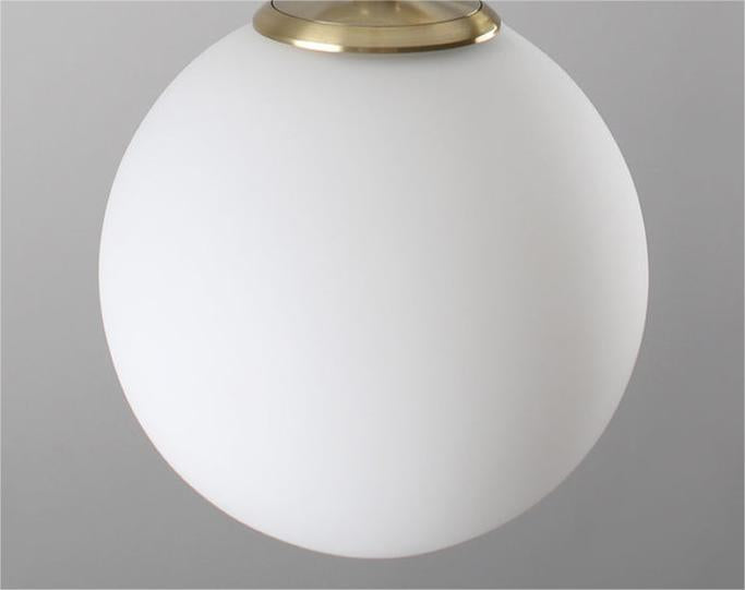 Modern Minimalist Glass Ball Chandelier