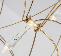 Thumbnail for Nordic Stainless Steel Crystal Light Luxury Chandelier