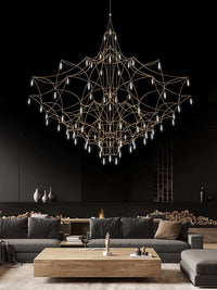 Thumbnail for Nordic-Stainless-Steel-Crystal-Light-Luxury-Chandelier