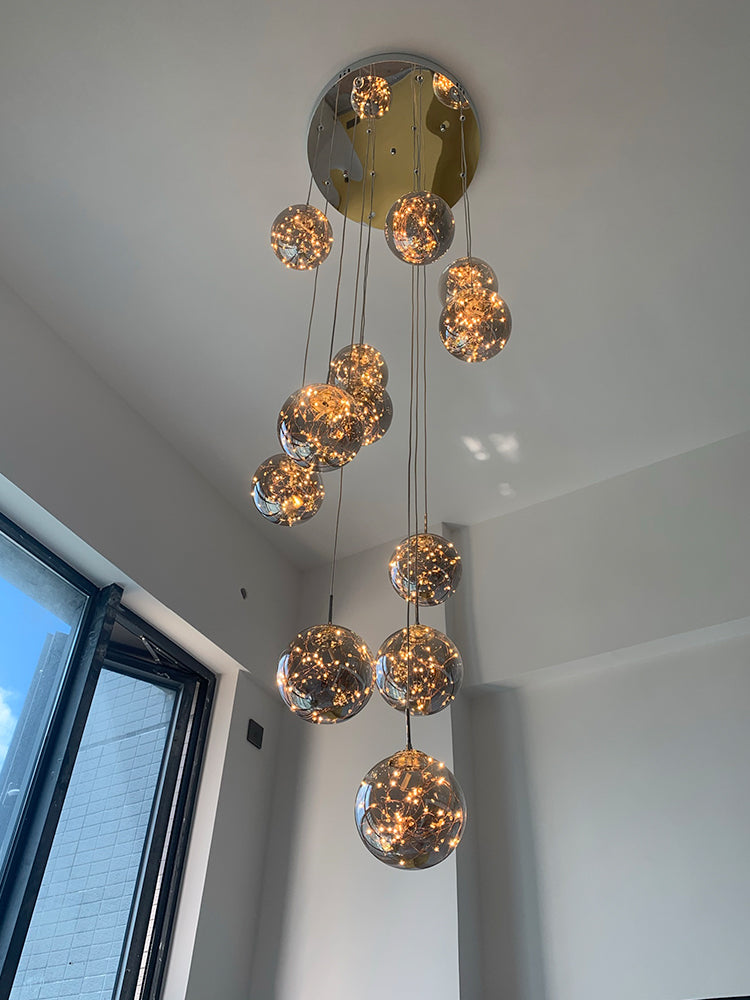 bubble chandelier light 