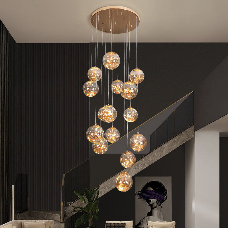 bubble light chandelier 