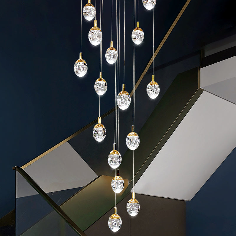 meteors crystal chandelier lighting
